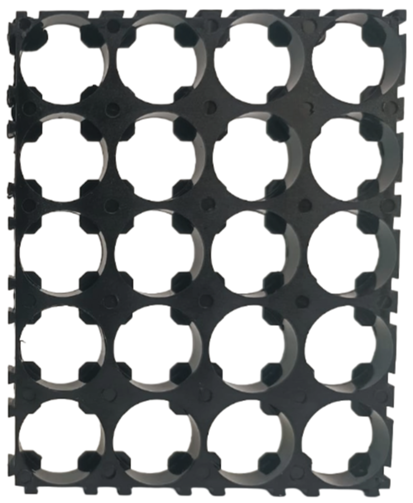 18650 Cell Holder 4x5 (ABS) view 3