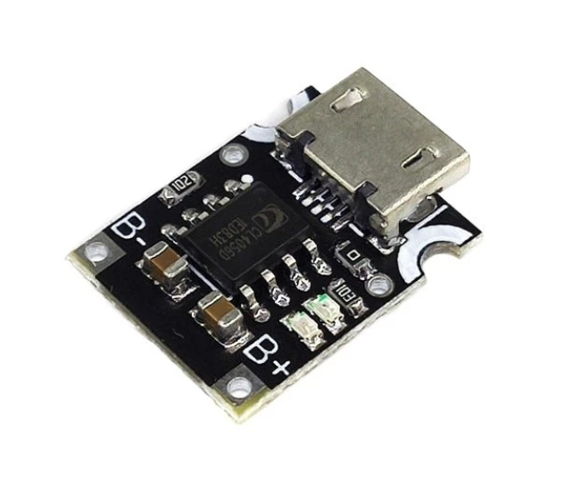 TP4057 Li-Ion Charging Board — Type-C view 2
